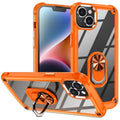 TPU + PC Lens Protection Phone Case with Ring Holder�����...