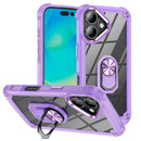 iPhone 17 Pro Max TPU + PC Lens Protection Phone Ring Case