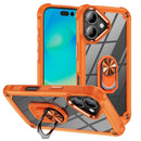 iPhone 17 Pro Max TPU + PC Lens Protection Phone Ring Case