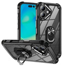 iPhone 17 Pro Max TPU + PC Lens Protection Phone Ring Case