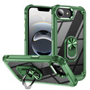 iPhone 17 Pro Max TPU + PC Lens Protection Phone Ring Case