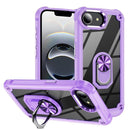 iPhone 17 Pro Max TPU + PC Lens Protection Phone Ring Case