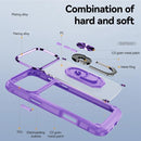 iPhone 17 Pro Max TPU + PC Lens Protection Phone Ring Case