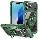 iPhone 17 Pro Max TPU + PC Lens Protection Phone Ring Case