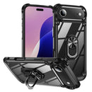 iPhone 17 Pro Max TPU + PC Lens Protection Phone Ring Case