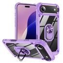 iPhone 17 Pro Max TPU + PC Lens Protection Phone Ring Case