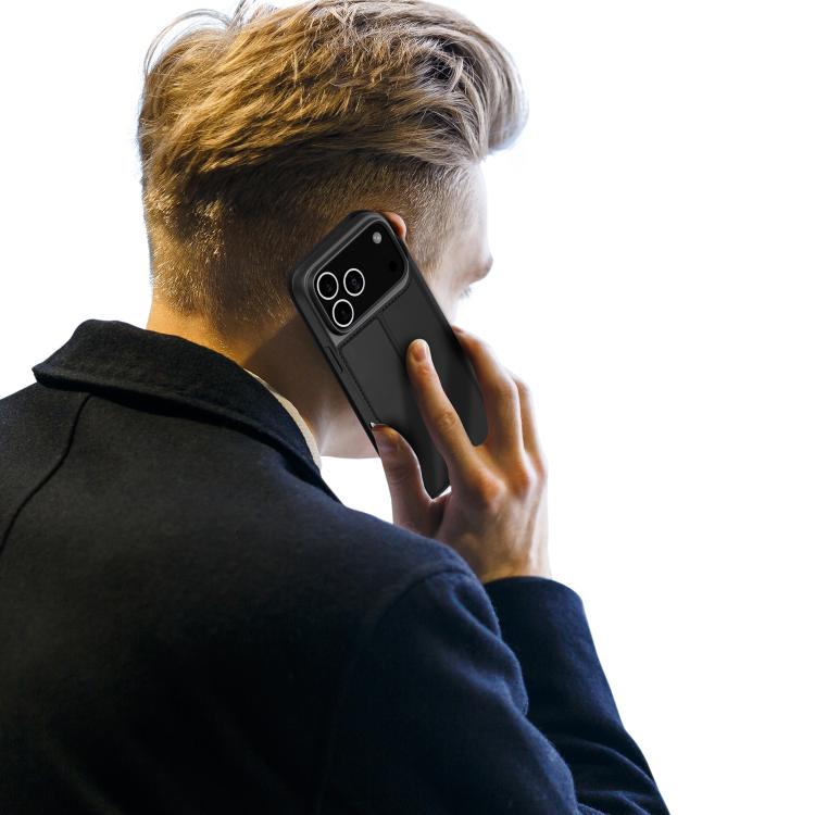 iPhone 15/16/17 Series Flip Leather Phone Case