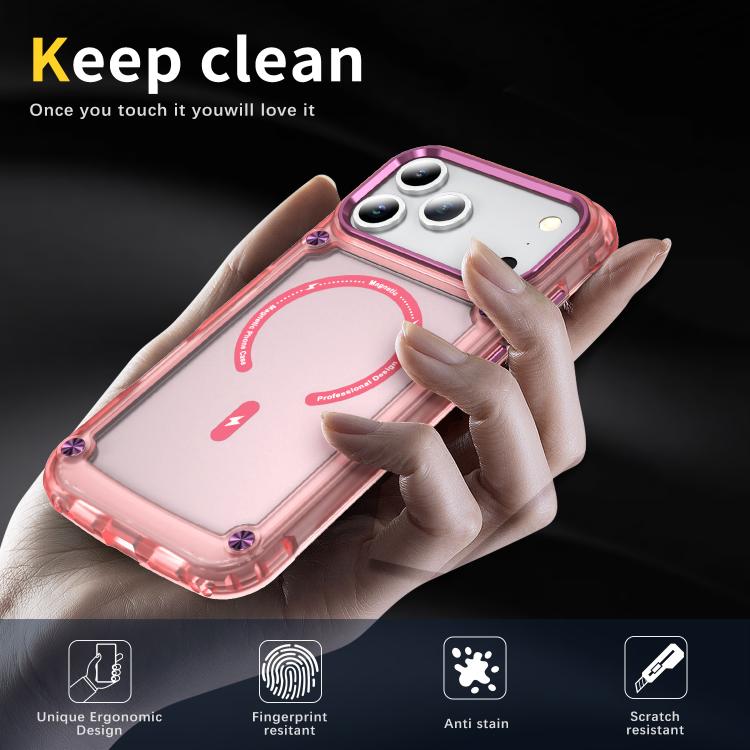 Skin Feel TPU + PC MagSafe Magnetic Phone Case, For iPhone 17 Pro Max, For iPhone 17 Pro, For iPhone 17, For iPhone 17 Air, For iPhone 16e, For iPhone 16 Pro Max, For iPhone 16 Pro, For iPhone 16 Plus, For iPhone 16, For iPhone 15 Pro Max��������������...
