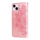 Seven-petal Flowers Embossing Leather Phone Case���������...