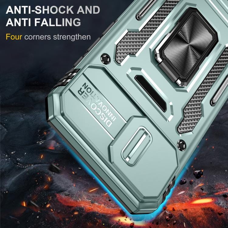 Armor PC + TPU Camera Shield Phone Case, For iPhone 16e