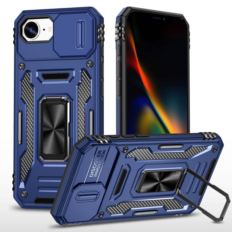Armor PC + TPU Camera Shield Phone Case, For iPhone 16e