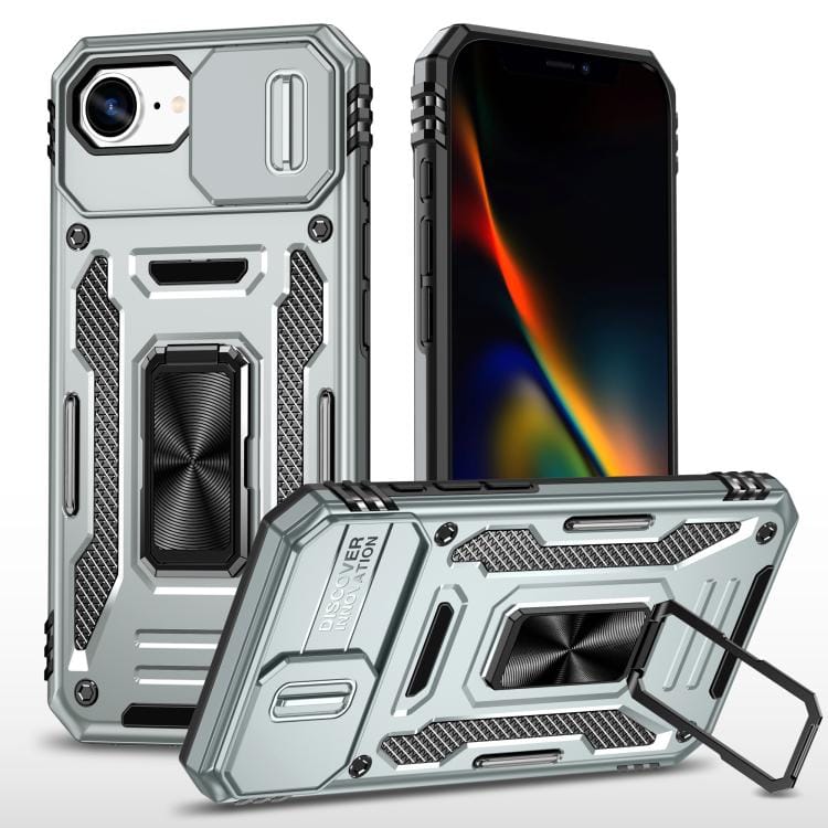 Armor PC + TPU Camera Shield Phone Case, For iPhone 16e