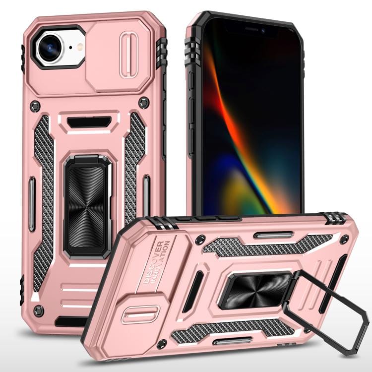 Armor PC + TPU Camera Shield Phone Case, For iPhone 16e
