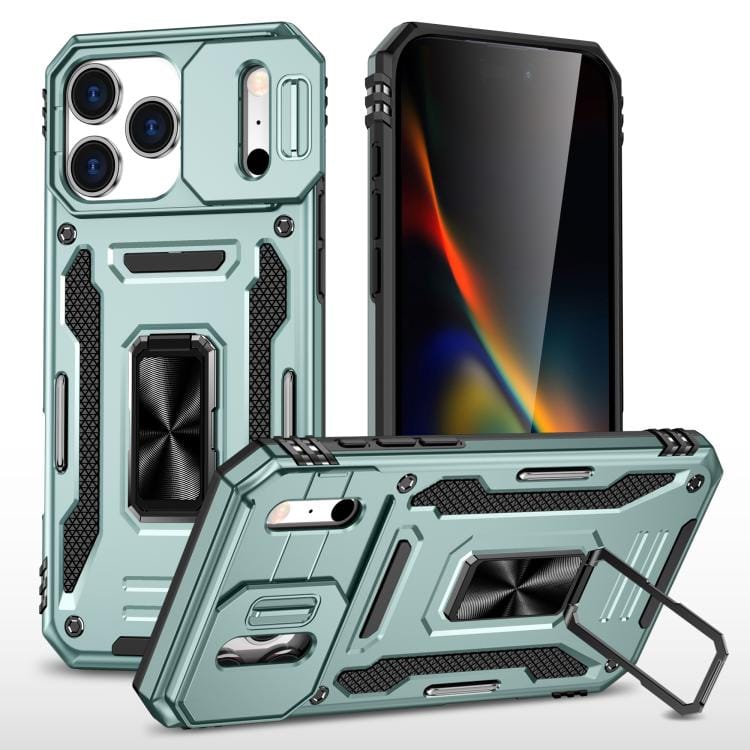 Armor PC + TPU Camera Shield Phone Case, For iPhone 17 Pro