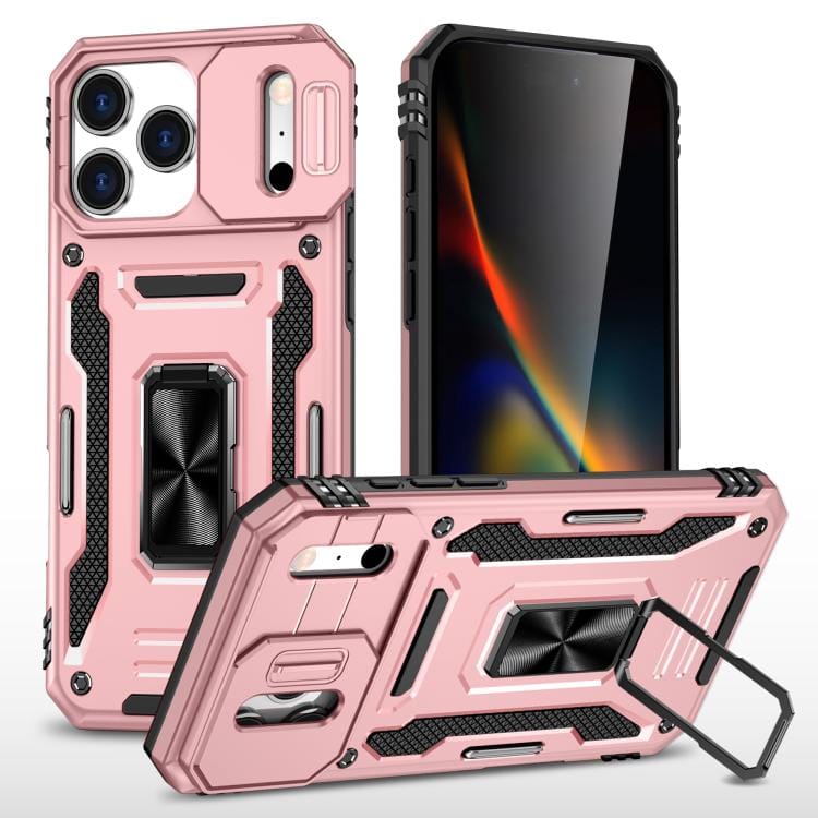 Armor PC + TPU Camera Shield Phone Case, For iPhone 17 Pro