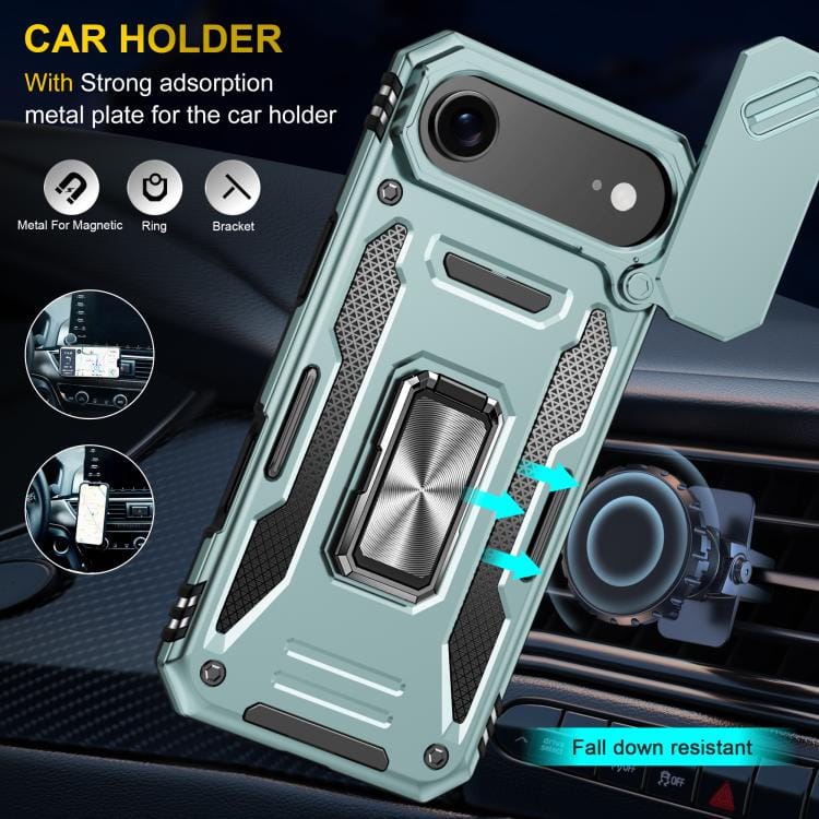 Armor PC + TPU Camera Shield Phone Case, For iPhone Air