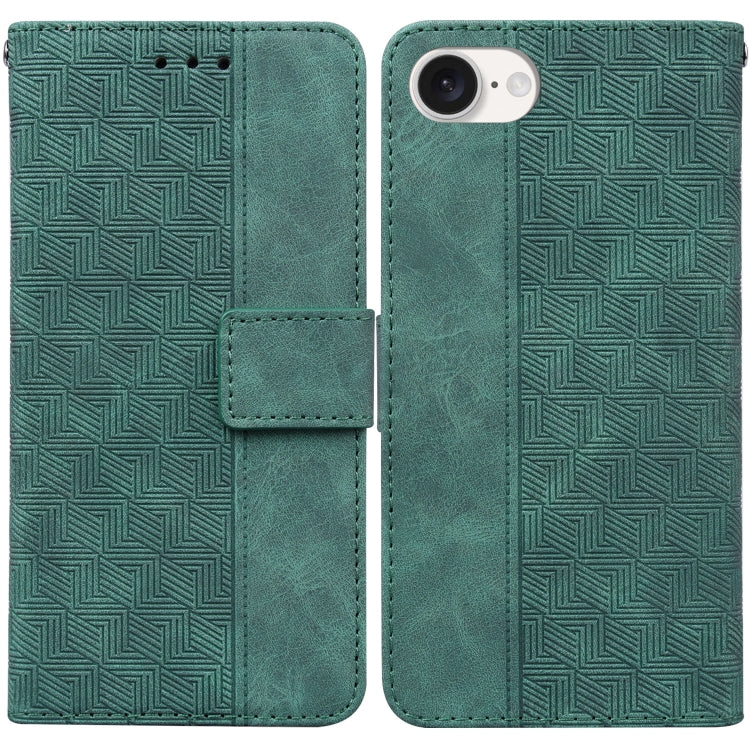 Geometric Embossed Leather Phone Case