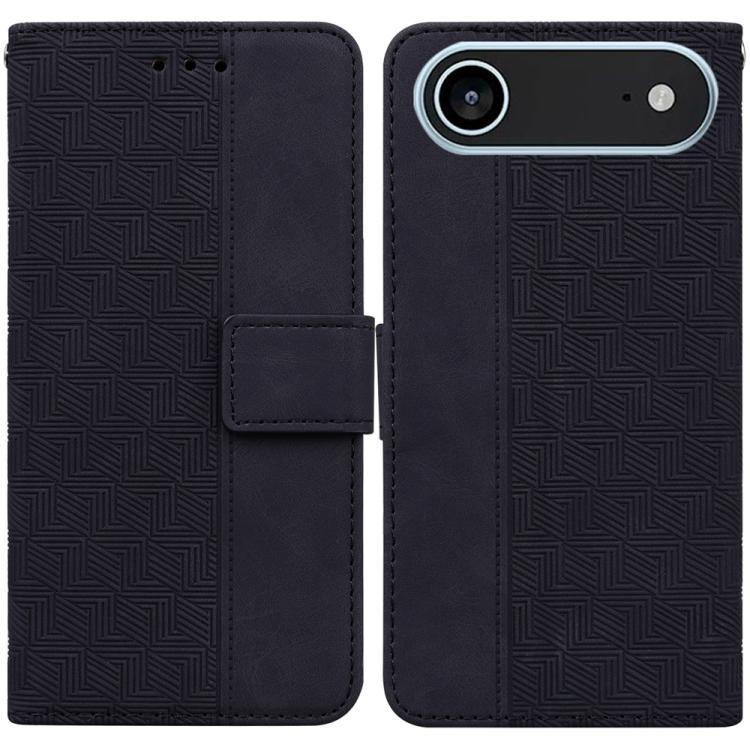 Geometric Embossed Leather Phone Case