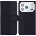 Geometric Embossed Leather Phone Case