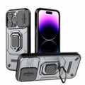 Sliding Camshield TPU + PC Shockproof Phone Case with Holder