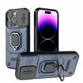 Sliding Camshield TPU + PC Shockproof Phone Case with Holder