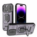 Sliding Camshield TPU + PC Shockproof Phone Case with Holder