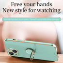 XINLI Straight Edge 6D Electroplate TPU Phone Case with R...