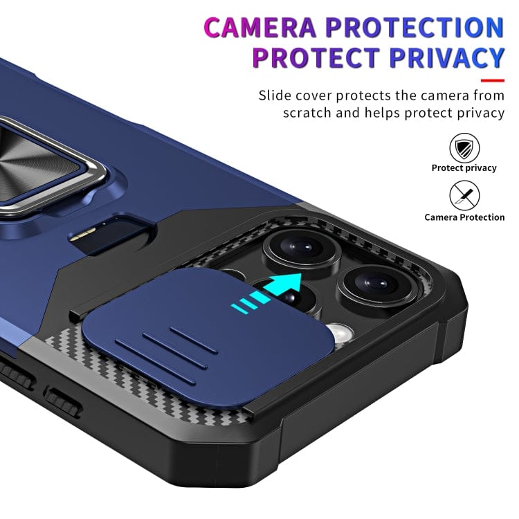Camera Shield Card Slot PC+TPU Phone Case, For iPhone 16 Pro