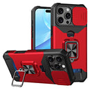 Camera Shield Card Slot PC+TPU Phone Case, For iPhone 16 Pro
