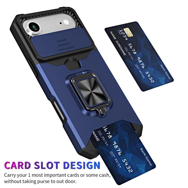 Camera Shield Card Slot PC+TPU Phone Case, For iPhone Air