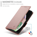 Side Buckle Magnetic Frosted Leather Phone Case����������...