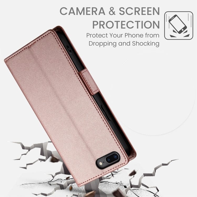 Side Buckle Magnetic Frosted Leather Phone Case����������...