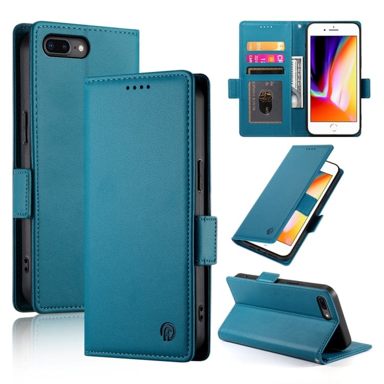 Side Buckle Magnetic Frosted Leather Phone Case����������...
