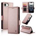 Side Buckle Magnetic Frosted Leather Phone Case, iPhone 16e