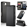 Side Buckle Magnetic Frosted Leather Phone Case, iPhone 16e
