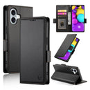 iPhone 17 Pro Max Magnetic Frosted Leather Wallet Case