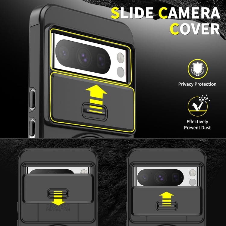 Sliding Camshield Ring Holder Phone Case, For Google Pixel 7