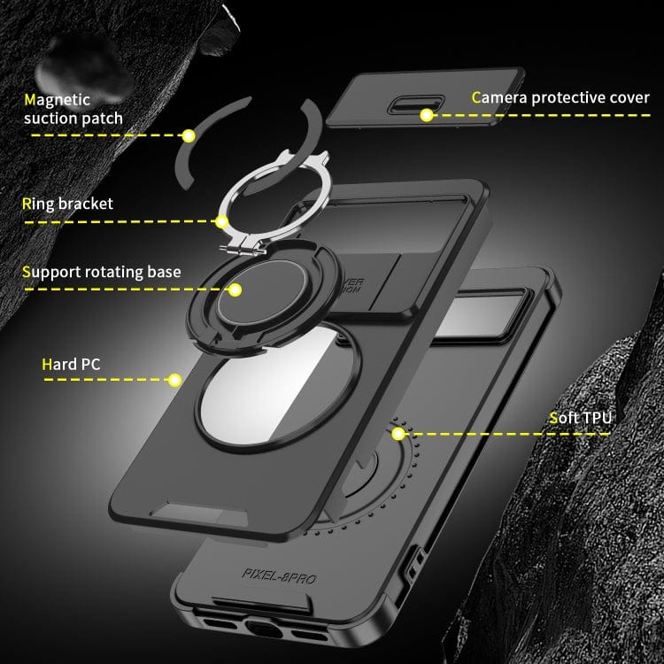 Sliding Camshield Ring Holder Phone Case