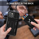 Sliding Camshield TPU+PC Phone Case with Card Slot�������...
