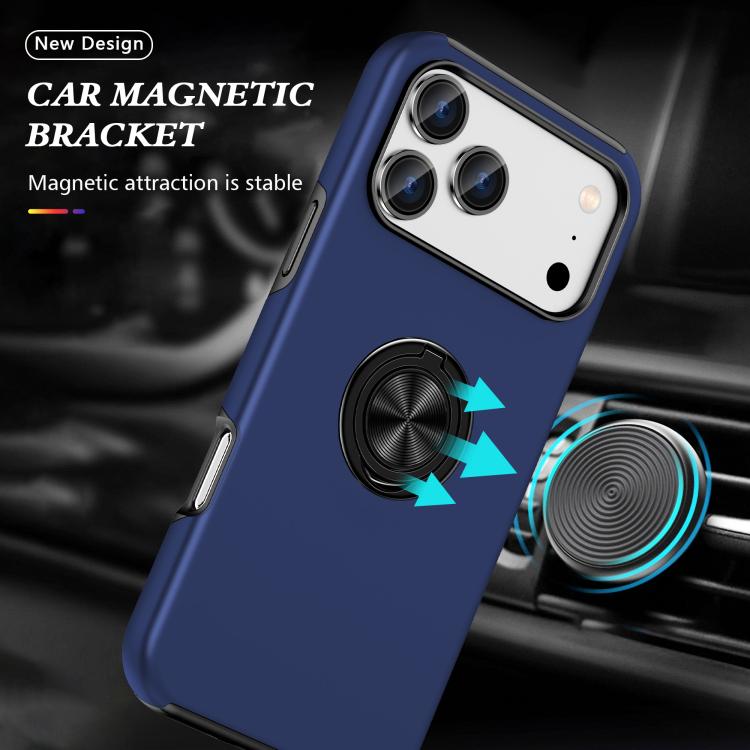 iPhone 16/17 Series Magnetic Case with Invisible Ring Holder