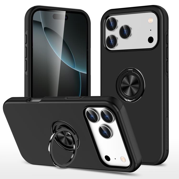 iPhone 16/17 Series Magnetic Case with Invisible Ring Holder