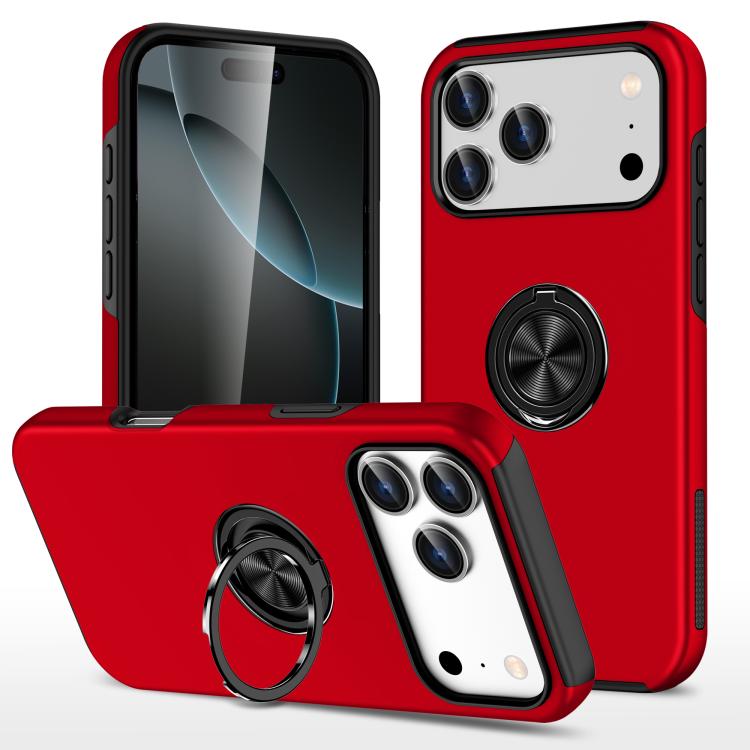 iPhone 16/17 Series Magnetic Case with Invisible Ring Holder