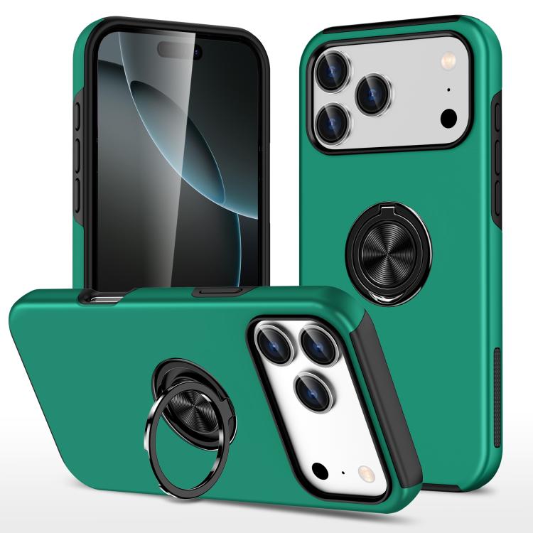 iPhone 16/17 Series Magnetic Case with Invisible Ring Holder