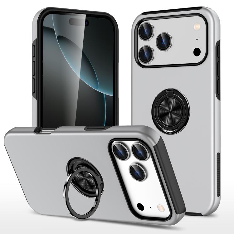 iPhone 16/17 Series Magnetic Case with Invisible Ring Holder
