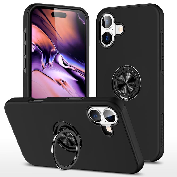 iPhone 16/17 Series Magnetic Case with Invisible Ring Holder