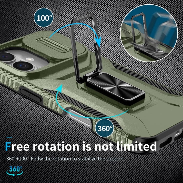 Sliding Camshield Holder Phone Case, For iPhone 16