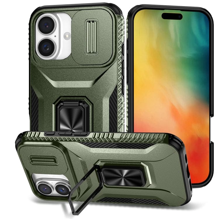 Sliding Camshield Holder Phone Case, For iPhone 16 Plus