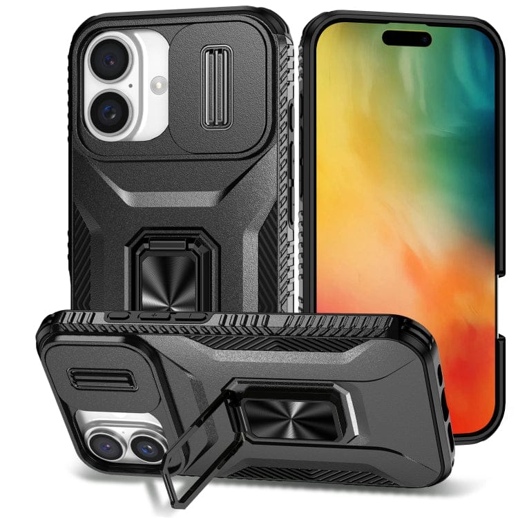 Sliding Camshield Holder Phone Case, For iPhone 16 Plus