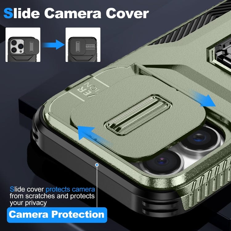 Sliding Camshield Holder Phone Case, For iPhone 16 Pro