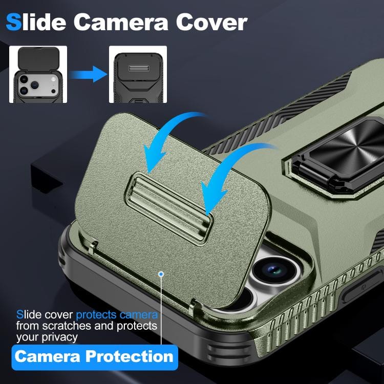Sliding Camshield Holder Phone Case, For iPhone 17 Pro Max